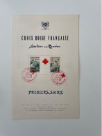 Feuillet Croix Rouge Section De La Reunion Feuillet 356 - Autres & Non Classés