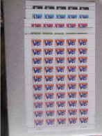 T A A F  2008   P494/498 * *   SERIE COURANTE DRAPEAU DES T A A F    FEUILLE DE 50 - Unused Stamps
