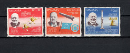 Panama 1966 Space, Sir Winston Churchill Set Of 3 MNH - Noord-Amerika