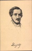 Artiste CPA Komponist Gaetano Donizetti, Portrait - Personajes Históricos