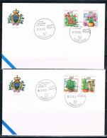 SAN MARINO 1992: Fiorentino, Annullo Posta Aerea Ed Ordinario. - Airmail