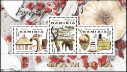 Namibia 2016. Forestry In Namibia (MNH OG) Miniature Sheet - Namibia (1990- ...)