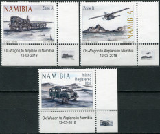 Namibia 2018. Means Of Transport. C4 (MNH OG) Set Of 3 Stamps - Namibie (1990- ...)