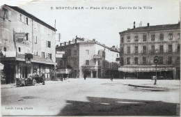 Carte Postale : 26 : MONTELIMAR : Place D'Aygu, Entrée De La Ville, Animé - Montelimar