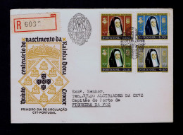 Gc8453 PORTUGAL Dª LEONOR Queen 500 Ann. Fdc 1958-12-17 LISBOA (mailed SCARCE) Figueira Da Foz Pmk - Autres & Non Classés