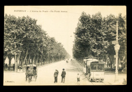 13 Bouches Du Rhone Marseille Avenue Du Prado Avec Tram Tramway - Castellane, Prado, Menpenti, Rouet