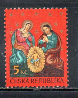 CZECH REPUBLIC CECA REPUBBLICA CZECHOSLOVAKIA 2000 CHRISTMAS NATALE NOEL WEIHNACHTEN NAVIDAD 5k MNH - Nuevos