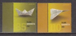 2008 Iceland Europa Origami Complete Set Of 2 MNH  @ BELOW FACE VALUE - Unused Stamps