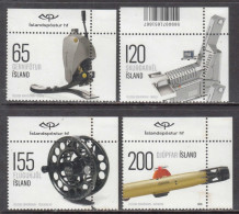 2008 Iceland Industrial Design Submarine Fishing Health Complete Set Of 4 MNH  @ BELOW FACE VALUE - Nuovi