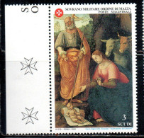 SMOM SOVRANO ORDINE MILITARE DI MALTA 2000 NATALE CHRISTMAS NOEL WEIHNACHTEN NAVIDAD 3s MNH - Malta (Orden Von)