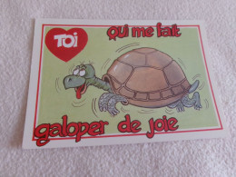 BELLE ILLUSTRATION HUMORISTIQUE..."TU ME FAIS GALOPER DE JOIE"....(mise En Vente 1.70 Euros) - Humor