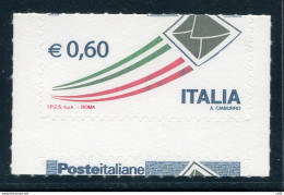 Lettera Che Vola € 0,60 Varietà Poste In Basso - Varietà E Curiosità