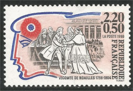 355 France Yv 2566 Personnages Célèbres Révolution Vicomte Noailles MNH ** Neuf SC (2566-1b) - Revolución Francesa