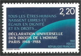 355 France Yv 2559 Droits De L'Homme Human Rights MNH ** Neuf SC (2559-1b) - Autres & Non Classés