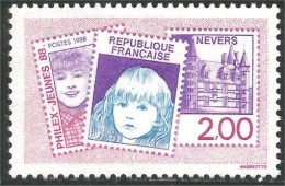355 France Yv 2529 Philex-jeunes 88 Exposition Enfant Child MNH ** Neuf SC (2529-1c) - Sonstige & Ohne Zuordnung