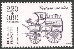 355 France Yv 2525 Journée Timbre Malle-poste Coach Attelage MNH ** Neuf SC (2525-1b) - Journée Du Timbre