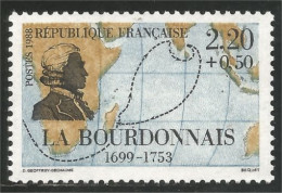 355 France Yv 2520 La Bourdonnais Voyages Indian Ocean Indien Africa Map MNH ** Neuf SC (2520-1) - Ships