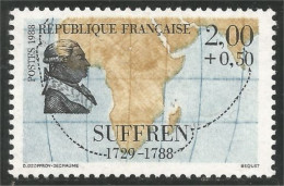 355 France Yv 2518 Suffren Voyages Carte Afrique Africa Map MNH ** Neuf SC (2518-1) - Schiffe