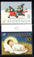 SLOVENIA SLOVENIJA SLOVENIE SLOWENIEN 2000 CHRISTMAS NATALE NOEL WEIHNACHTEN NAVIDAD COMPLETE SET SERIE COMPLETA MNH - Slovenia