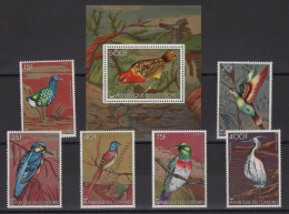 Comores - N°195 à 199 + PA 130 + BF 12 - ** Neufs Sans Charniere - Cote 21€ - Oiseaux - Comores (1975-...)