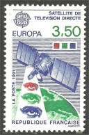 356 France Yv 2697 Satellite Oeil Eye Terre Map Carte MNH ** Neuf SC (2697-1c) - Europe