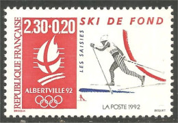 356 France Yv 2678 Jeux Olympiques Ski Fond Nordique Cross-country MNH ** Neuf SC (2678-1c) - Sci