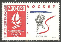 356 France Yv 2677 Jeux Olympiques Albertville Ice Hockey Glace MNH ** Neuf SC (2677-1b) - Invierno 1992: Albertville