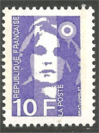 356 France Yv 2626 Marianne Bicentenaire 10f Violet MNH ** Neuf SC (2626-1b) - 1989-1996 Marianna Del Bicentenario