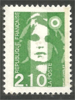 356 France Yv 2622 Marianne Bicentenaire 2f 10 Vert MNH ** Neuf SC (2622-1b) - 1989-1996 Marianne (Zweihunderjahrfeier)