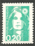 356 France Yv 2618 Marianne Bicentenaire 0f 20 émeraude MNH ** Neuf SC (2618-1b) - 1989-1996 Bicentenial Marianne