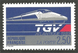 356 France Yv 2607 TGV Atlantique Train Railway MNH ** Neuf SC (2607-1a) - Ungebraucht