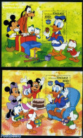 Togo 1984 50 Years Donald Duck 2 S/s, Mint NH, Art - Disney - Disney