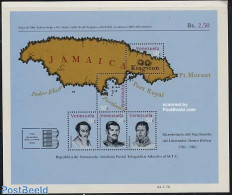 Venezuela 1979 Jamaica Map S/s, Mint NH, Various - Maps - Geografia