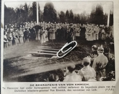 HANNOVER 1916 / DE BEFRAFENIS VAN  DE DUITSE INFANTERIE-GENERAAL VON EMMICH  / DEN VEROVERAAR VAN LUIK - Ohne Zuordnung