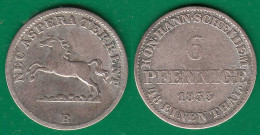 Braunschweig-Calenberg-Hannover 6 Pfennig 1855 B Georg V. 1851-1866   (32535 - Monedas Pequeñas & Otras Subdivisiones