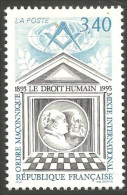 357 France Yv 2796 Droit  Homme Human Rights Ordre Maçonnique Freemasons MNH ** Neuf SC (2796-1b) - Vrijmetselarij