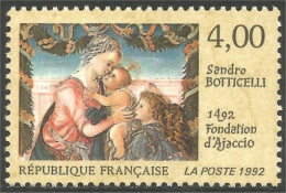 357 France Yv 2754 Ajaccio Sandro Botticelli Virgin Child MNH ** Neuf SC (2754-1c) - Religion