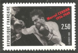 357 France Yv 2729 Marcel Cerdan Boxeur Boxing Boxe MNH ** Neuf SC (2729-1b) - Boxing