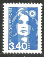 357 France Yv 2716 Marianne Bicentenaire 3f 40 Bleu Blue MNH ** Neuf SC (2716-2b) - 1989-1996 Bicentenial Marianne