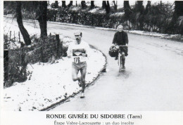 CLB - ATHLETISME - CPM - TARN - 7 EME RONDE GIVREE DU SIDOBRE - 29 01 1989 - ETAPE VABRE - LACROUZETTE - UN DUO INSOLITE - Athletics