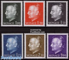 Monaco 1978 Definitives 6v, Mint NH, History - Kings & Queens (Royalty) - Unused Stamps