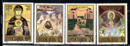 JUGOSLAVIA YUGOSLAVIA 2000 CHRISTMAS NATALE NOEL WEIHNACHTEN NAVIDAD COMPLETE SET SERIE COMPLETA MNH - Unused Stamps
