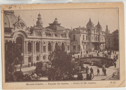 Monte-Carlo   Façade Du Casino Et Place Tres Tres Animée - Monte-Carlo