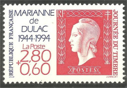 358 France Yv 2863 Journée Timbre Marianne Dulac MNH ** Neuf SC (2863-1b) - 1944-45 Marianne (Dulac)