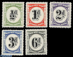 South-West Africa 1931 Postage Due 5v, Unused (hinged) - Afrique Du Sud-Ouest (1923-1990)