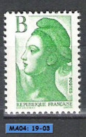 Timbre N° 2483 ** - Type Liberté De Gandon - Année 1987 - 1982-1990 Libertà Di Gandon