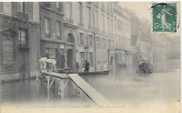 CPA Paris Inondations Janvier 1910 - Quai Des Tournelles - Arrondissement: 05