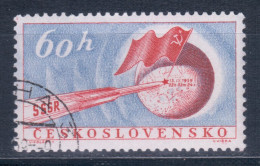 Czechoslovakia 1959 Mi# 1152 Used - Lunik 2 / Space - Europa