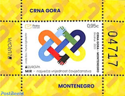 Montenegro 2023 Europa S/s, Mint NH, History - Various - Europa (cept) - Peace - Joint Issues - Gezamelijke Uitgaven
