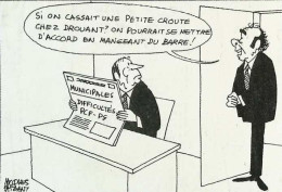 ► Coupure De Presse  Quotidien Le Figaro Jacques Faisant 1983 Drouant  Municipales PCF PS Mitterrand Marchais - 1950 - Today